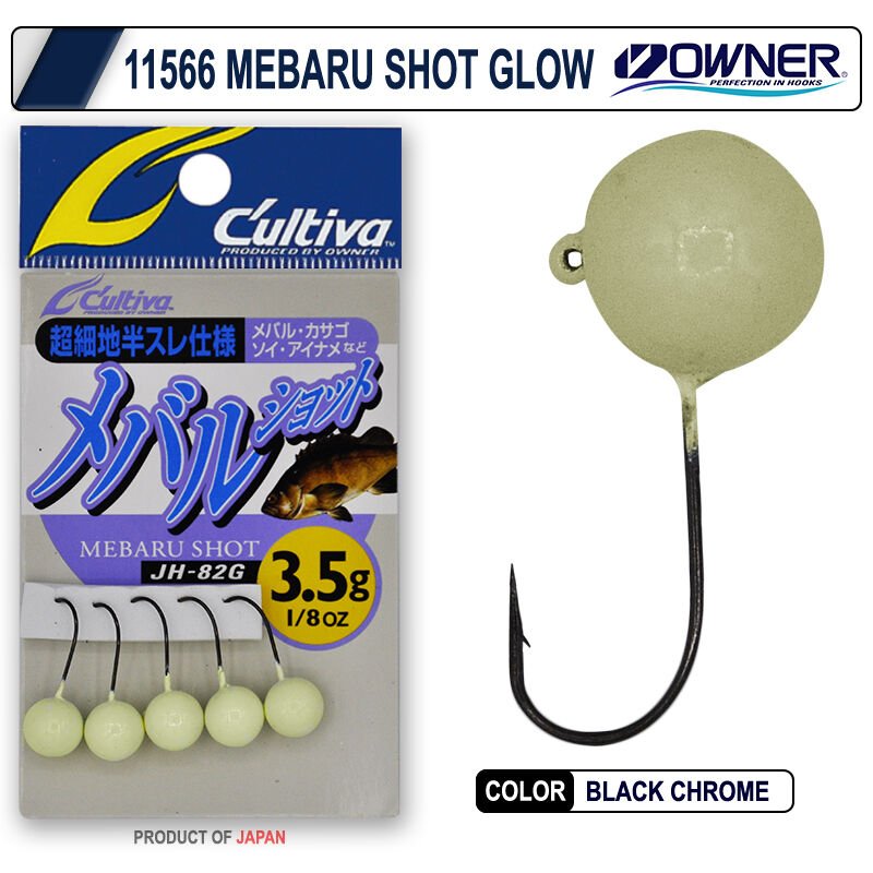 Cultiva 11566 Mebaru Shot Glow Lrf Jighead 1,8 gr