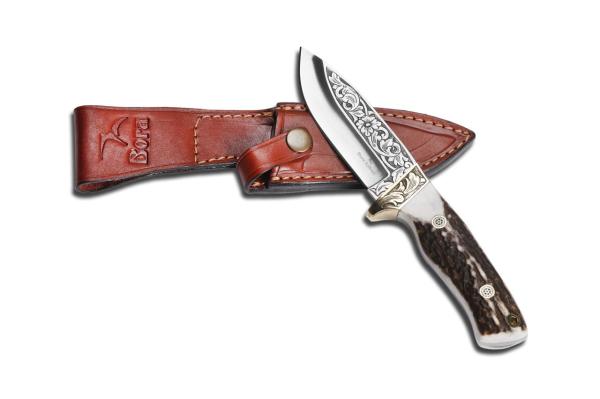 Bora 418 B Wild Boar Gravürlü Bıçak