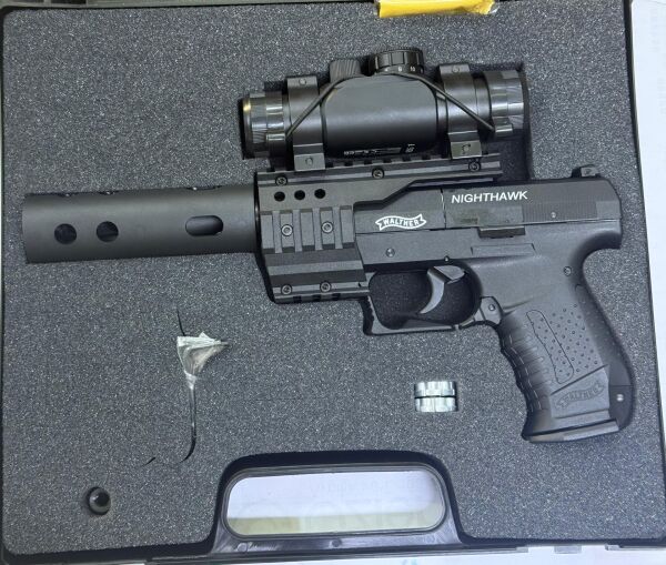 UMAREX Walther Nighthawk 4,5mmHavalı Tabanca Siyah