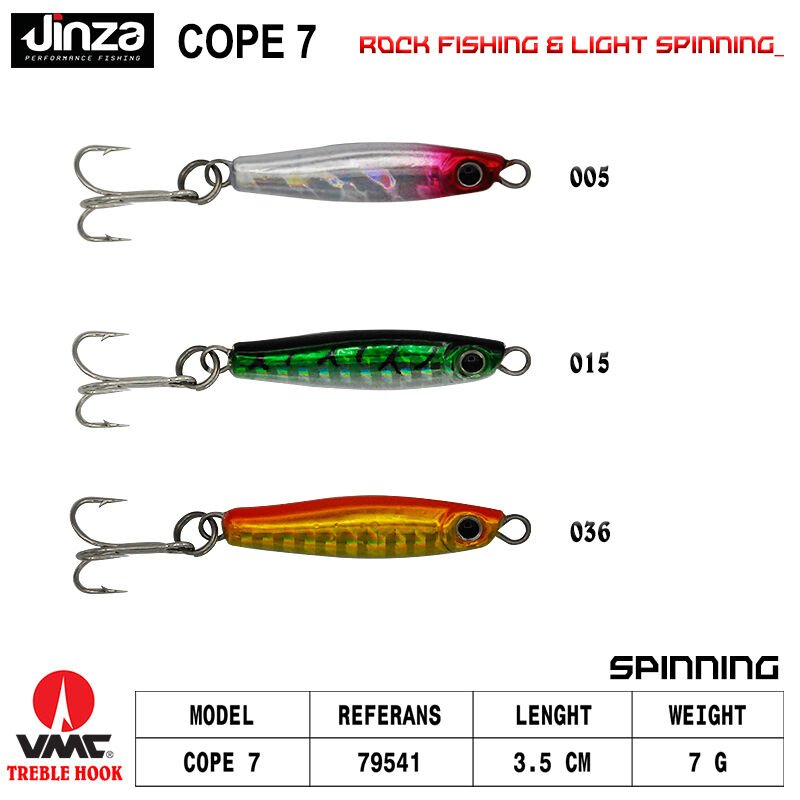 Jinza Cope 7 gr Baby Jig 35 mm 36