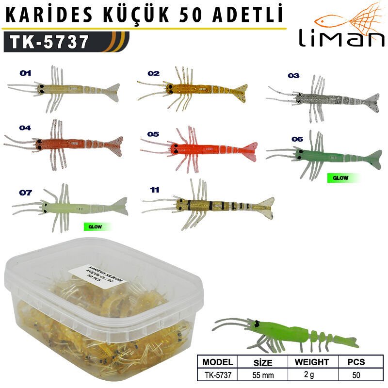 Liman Karides Silikon Küçük 50 adetli 01