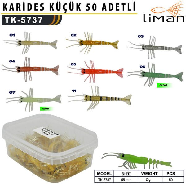 Liman Karides Silikon Küçük 50 adetli 01