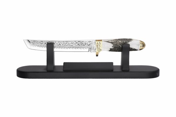 Bora 501 Tanto Boynuz Sap Gravürlü Bıçak