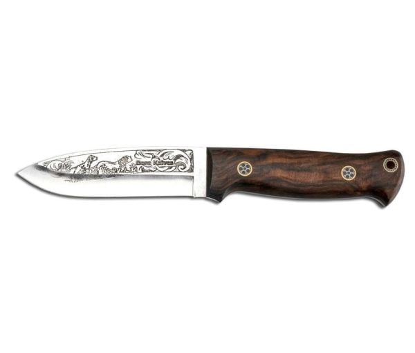 Bora 511 Survivor Kök Ceviz Sap Gravürlü Bıçak