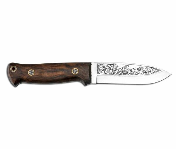 Bora 511 Survivor Kök Ceviz Sap Gravürlü Bıçak