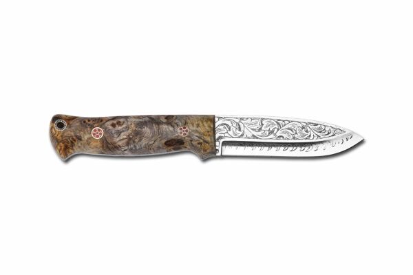 Bora 511 Survivor Epoksi Urlu Ceviz Sap Gravürlü Bıçak