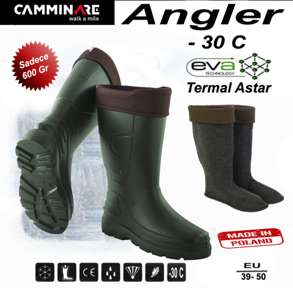 Camminare Angler Eva Çizme(-30°C) 42