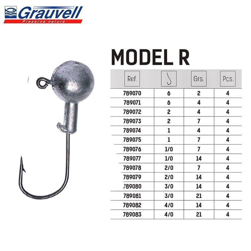 Jinza Jig Head R 4 gr  No: 6