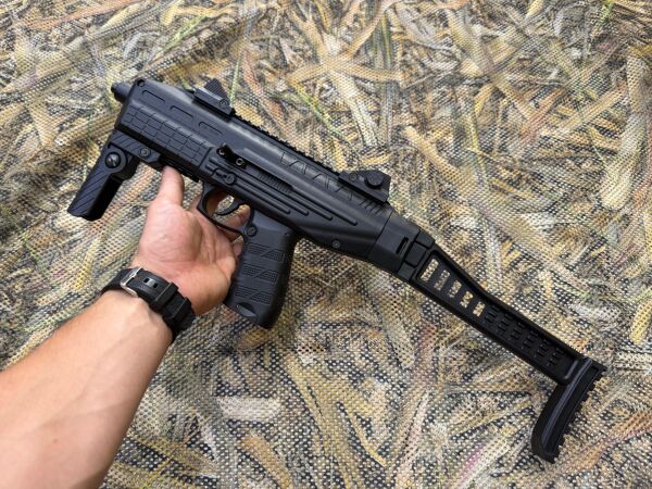 Ekol ES P95B Uzi Blowback Polimer Havalı Tabanca Katlanır Dipçikli