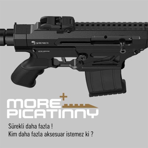 Serengeti Legion Siyah Şarjörlü Av Tüfeği 12 Kalibre