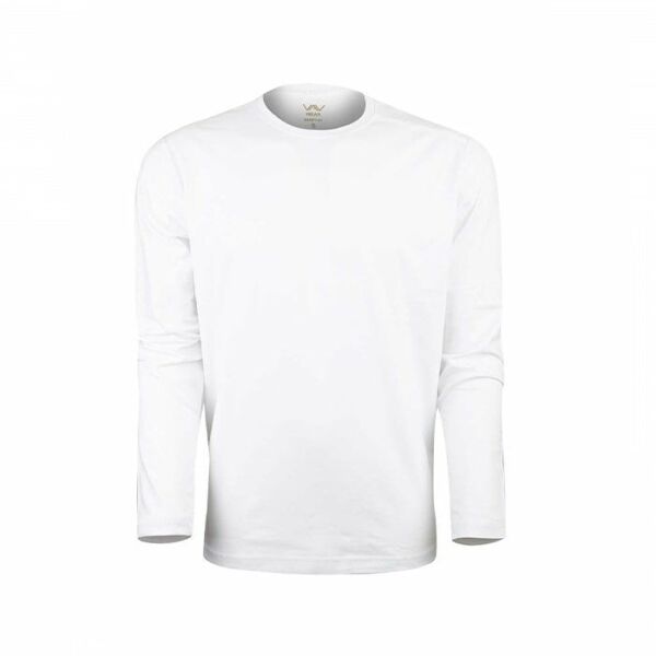 VAV Baseti-04 Uzun Kol Sweatshirt Beyaz