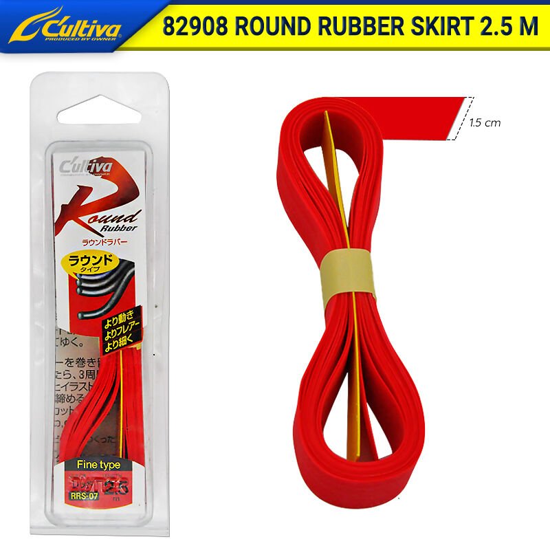 Owner 82908 Round Rubber Skirt 2,5 m Red 
