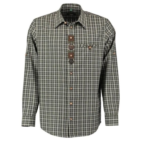 T. OS-Trachten Kareli Erkek Regular Fit Gömlek  39/40