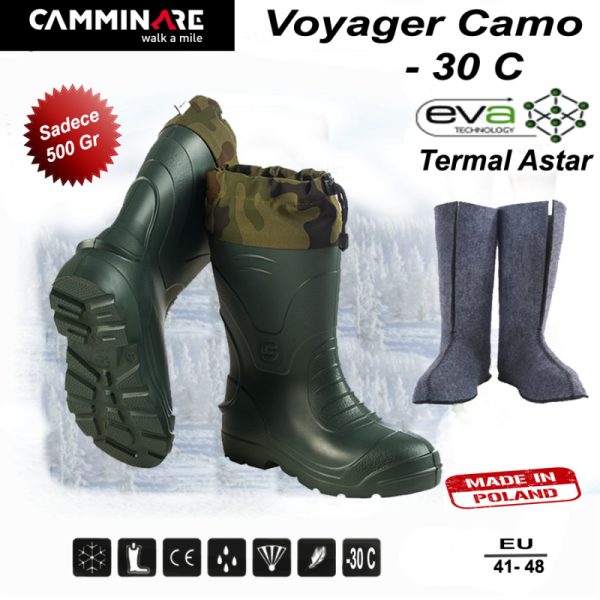 Camminare Voyager Camo EVA Çizme (-30°C) 47