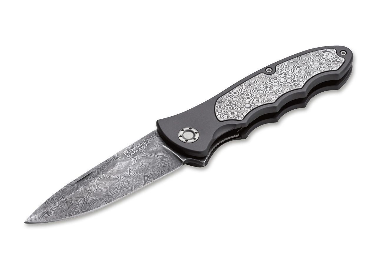 Böker Manufaktur Solingen Leopard Damast III 42 Koleksiyon Çakı