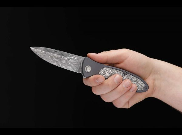 Böker Manufaktur Solingen Leopard Damast III 42 Koleksiyon Çakı