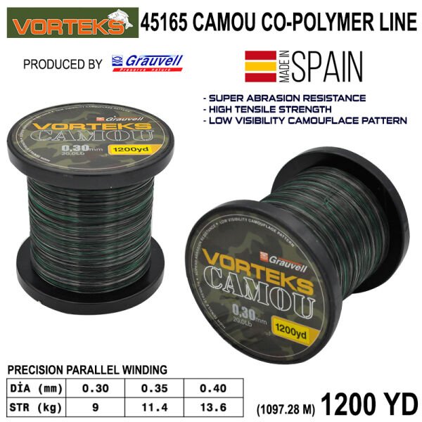 Vorteks Camou 1200 YD Sazan Misinası 0,40