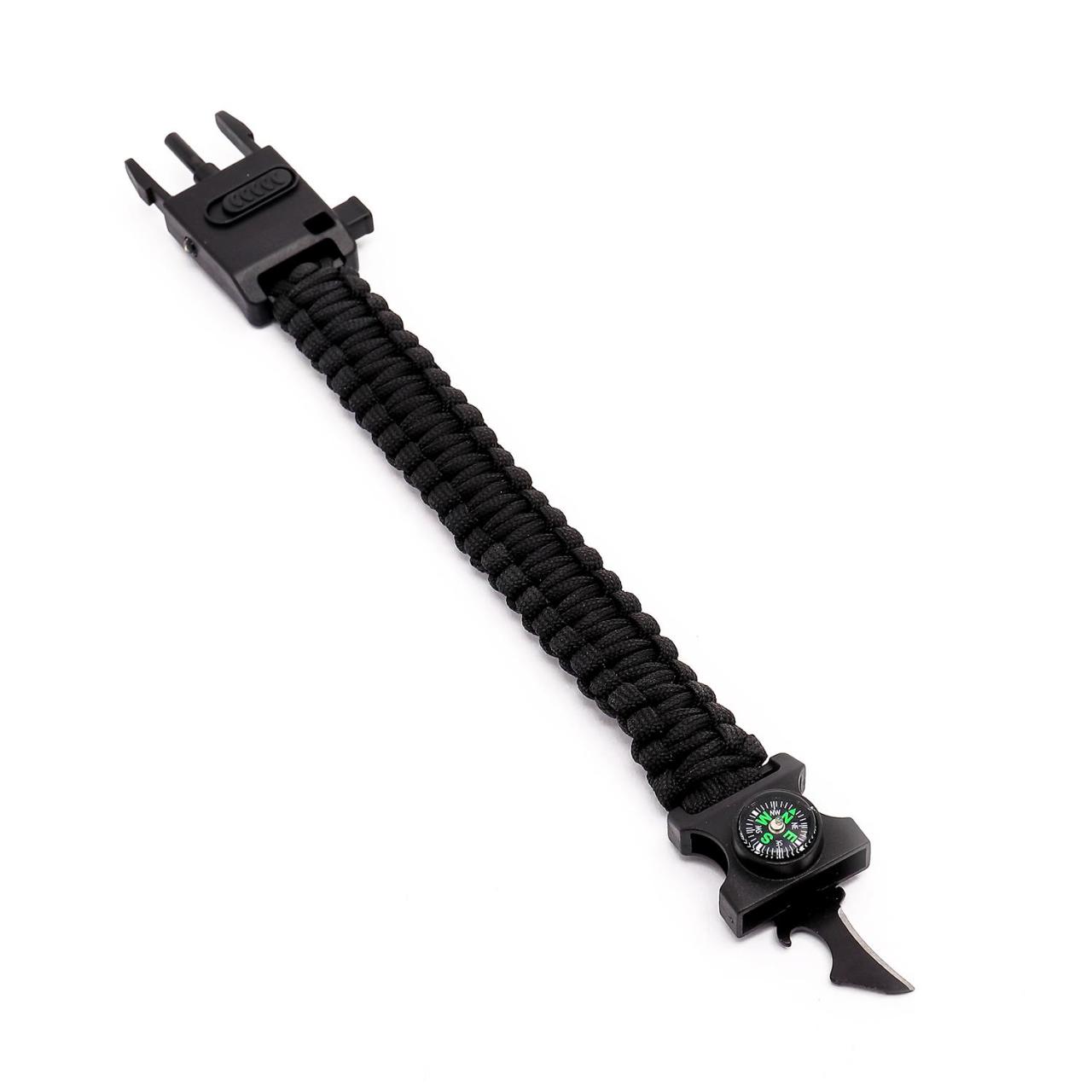 Freecamp Halti Pusulalı Paracord-SİYAH