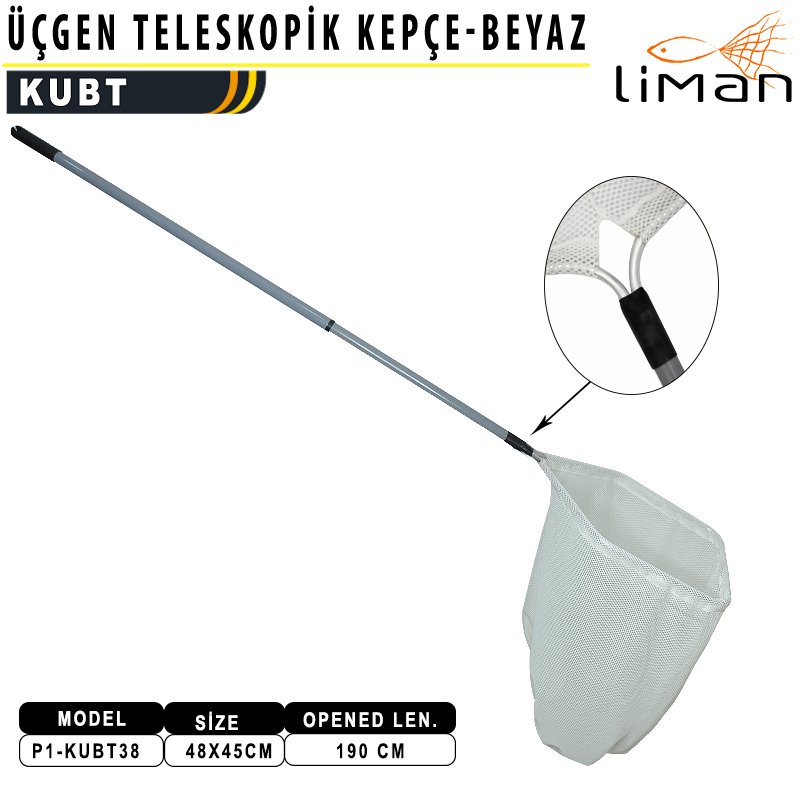 Liman Üçgen Teleskopik Teke Kepçe 38x45cm - 190 Cm