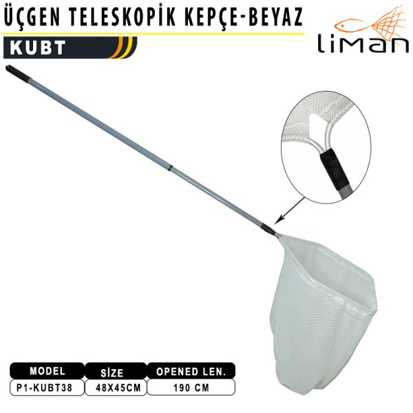 Liman Üçgen Teleskopik Teke Kepçe 38x45cm - 190 Cm