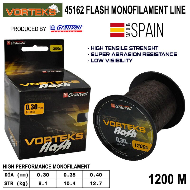 Vorteks Flash 1200 mt Sazan Misinası 0,40