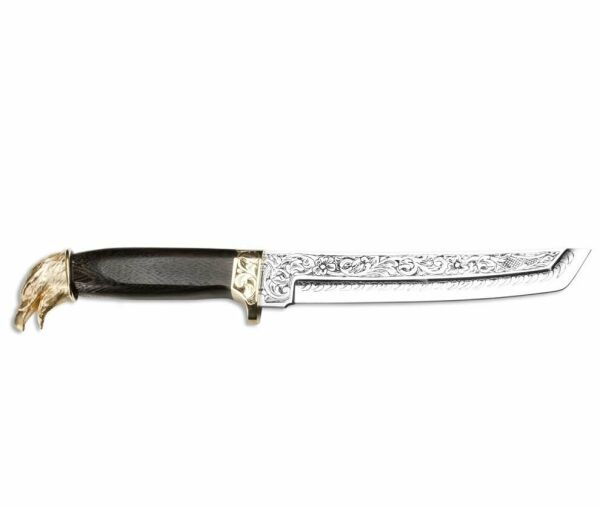 Bora 501 Tanto Grenadill Ağacı Gravürlü Bıçak