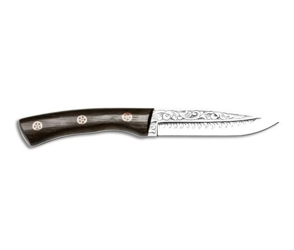 Bora 315 Crocodile Grenadill Ağacı Gravürlü Bıçak