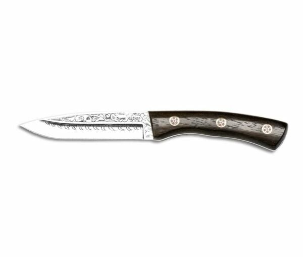 Bora 315 Crocodile Grenadill Ağacı Gravürlü Bıçak