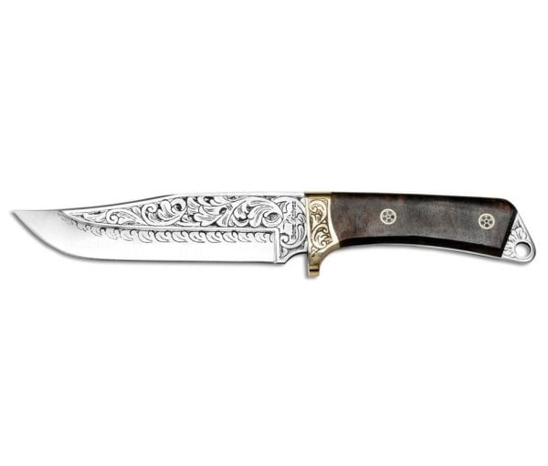 Bora 406 Sultan Kök Ceviz Saplı Gravürlü Bıçak