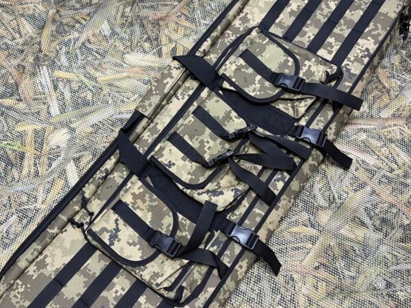 İkili Çift Göz Taktikal Sırt Çantalı Tüfek Kılıfı 1. Kalite 110 Cm Kamuflaj