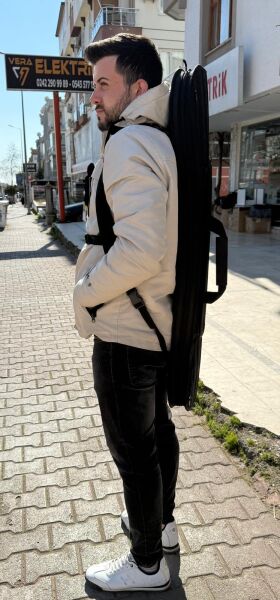 İkili Çift Göz Taktikal Sırt Çantalı Tüfek Kılıfı 1. Kalite 130 Cm Kamuflaj