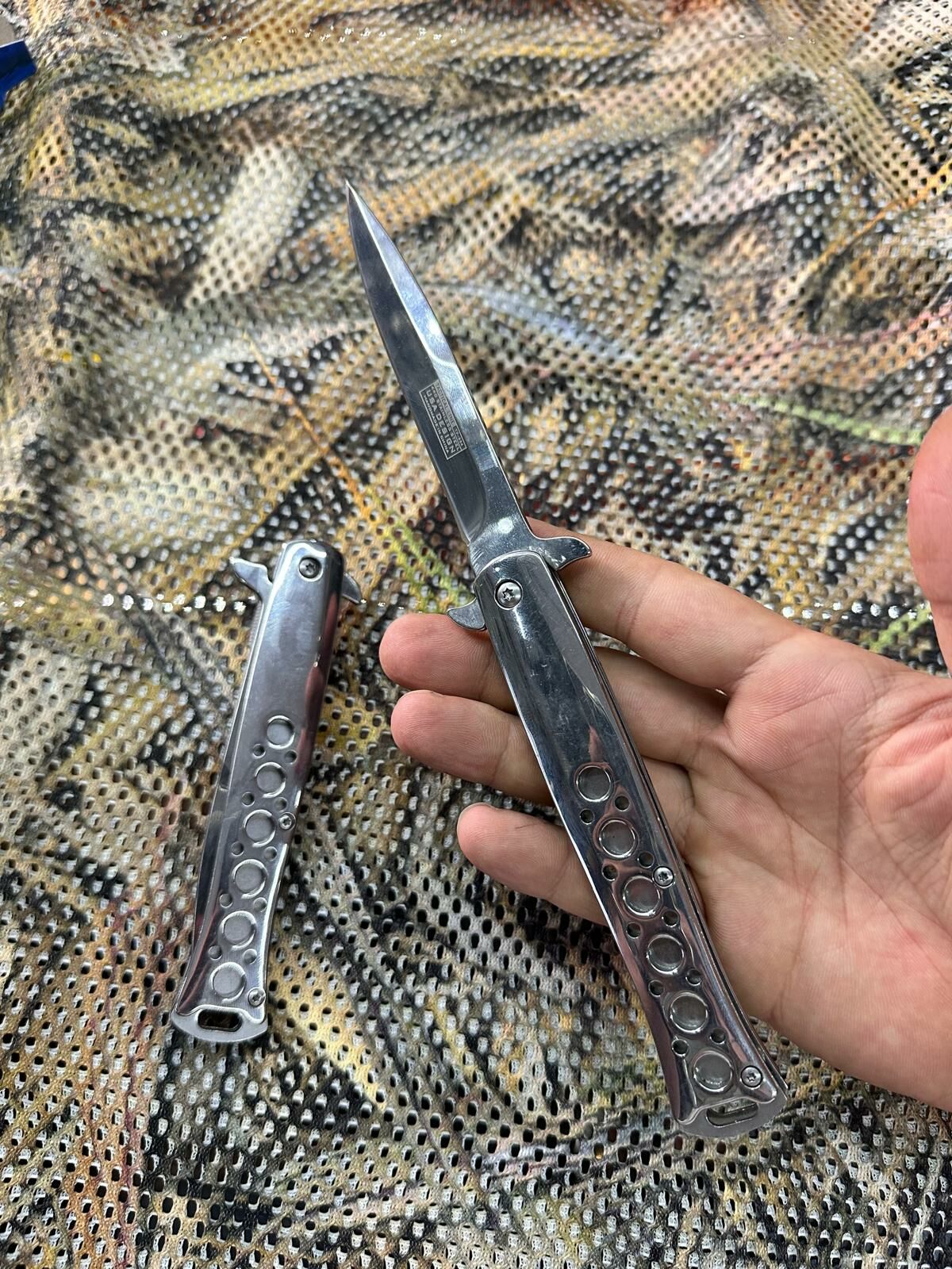 Tactical Line TF-884 Yarı Sustalı Gümüş Çakı