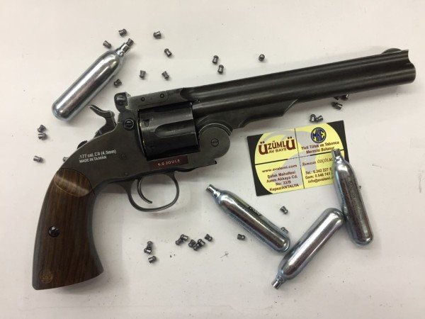 ASG Schofield 6'' Siyah Toplu Havalı Tabanca (Pellet)