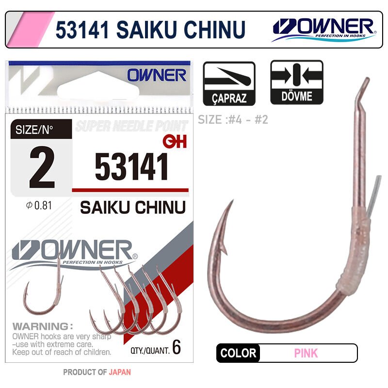 Owner 53141 Saiku Chinu Pink İğne 2