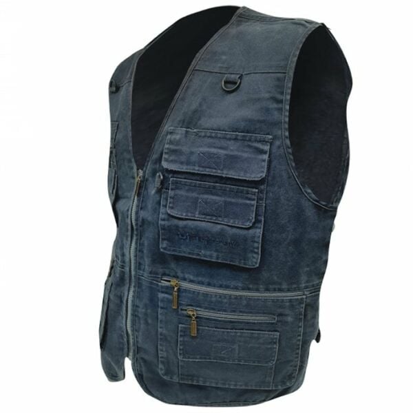 DFT Discovery Çok Cepli Yelek - Mavi - 2XL