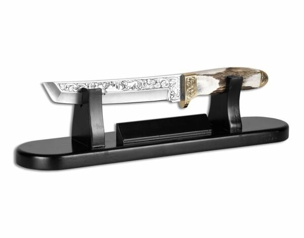 Bora 501 Tanto Boynuz Sap Gravürlü Bıçak