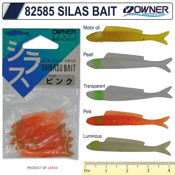 Owner 82585 Silas Bait LRF Silikonu 3.7 cm Pearl