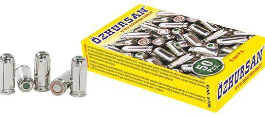 Özkursan 9mm Kurusıkı Ses Mermisi