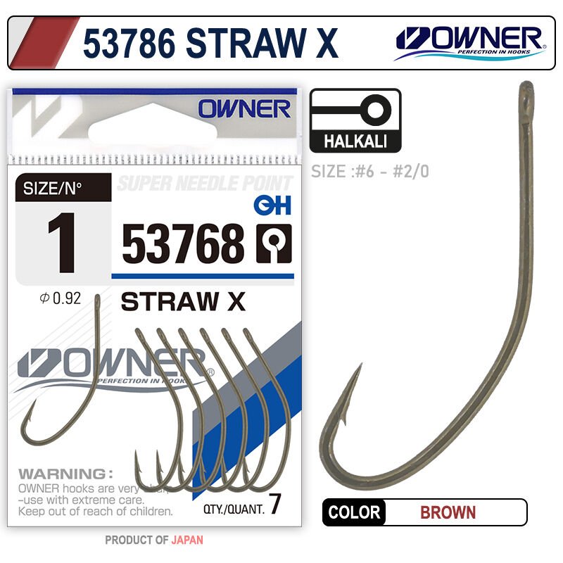 Owner 53768 Straw X Brown İğne 1-0