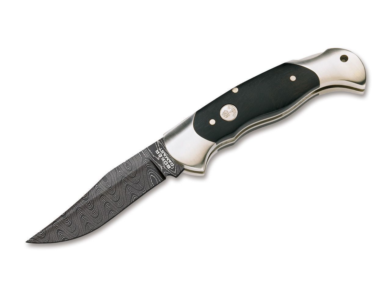 Böker Manufaktur Solingen Scout Abanoz Damascus Çakı