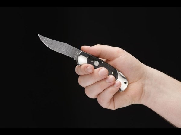 Böker Manufaktur Solingen Scout Abanoz Damascus Çakı