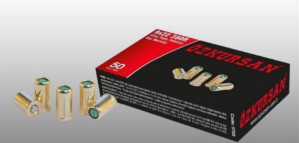 Özkursan 9mm 9x22 Toplu Kurusıkı Ses Mermisi