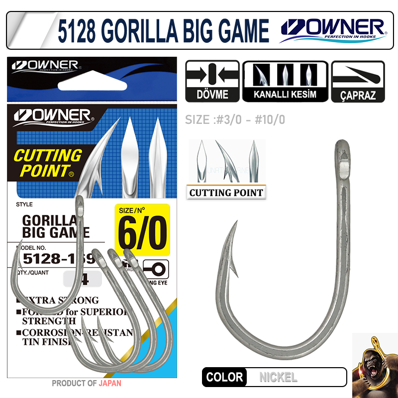 OWNER 5128 GORILLA BIG GAME 3-0