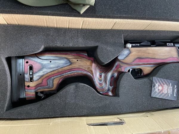 Huğlu Effecto PX5 Sport Lamine Kırmızı  Lw Namlu Pcp Havalı Tüfek Seti