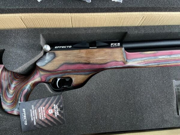 Huğlu Effecto PX5 Sport Lamine Kırmızı  Lw Namlu Pcp Havalı Tüfek Seti