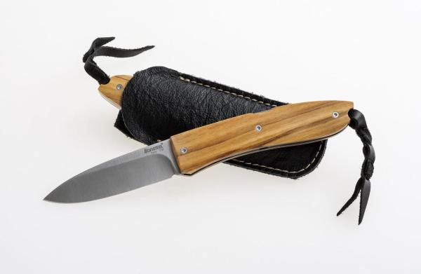 Lionsteel 8800UL Klasik Opera D2 Zeytin Ağacı Saplı Çakı