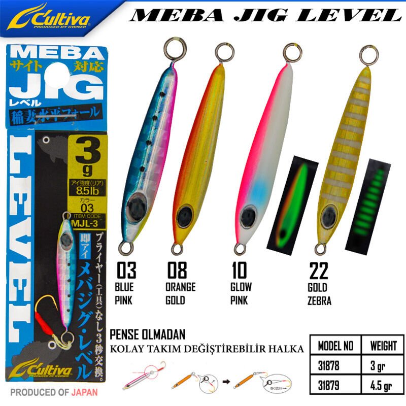 Cultiva 31878 Meba Jig Level 3.0g 21
