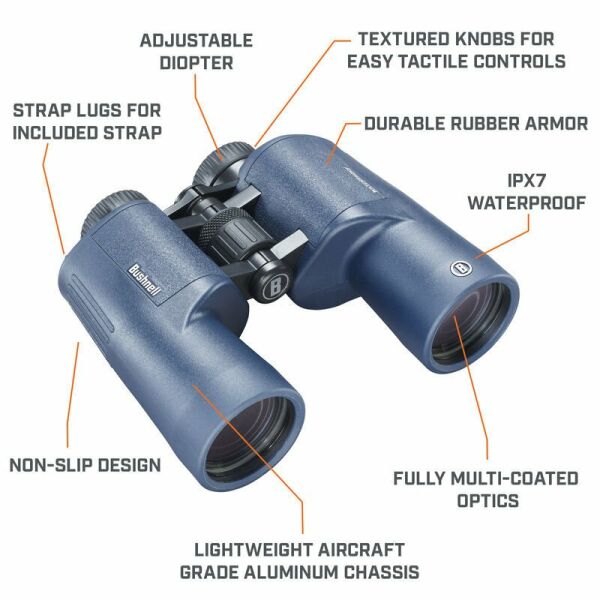 BUSHNELL 7X50 SU GECIRMEZ EL DURBUNU