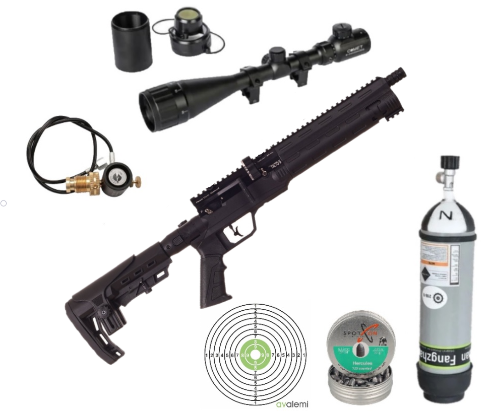 Niksan Tacto-S Pcp Havalı Tüfek Seti