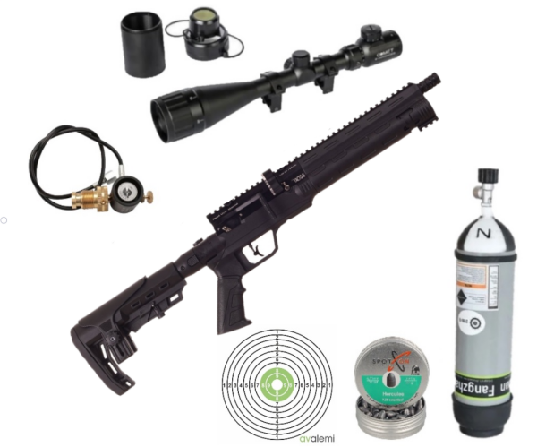 Niksan Tacto-S Pcp Havalı Tüfek Seti